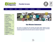 Tablet Screenshot of biopanda-diagnostics.com